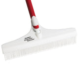 12 Inch Carpet Rake and Groomer with 51 Inch Handle 70-127-3