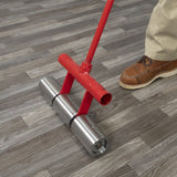 75 lb. Vinyl and Linoleum Floor Roller with Transport Wheels 10-950