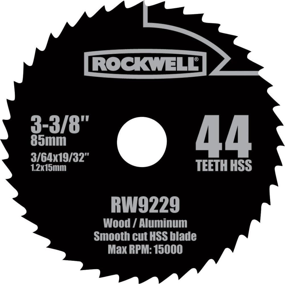 3-3/8-in 44-Tooth Continuous High-Speed Steel Circular Saw Blade RW9229