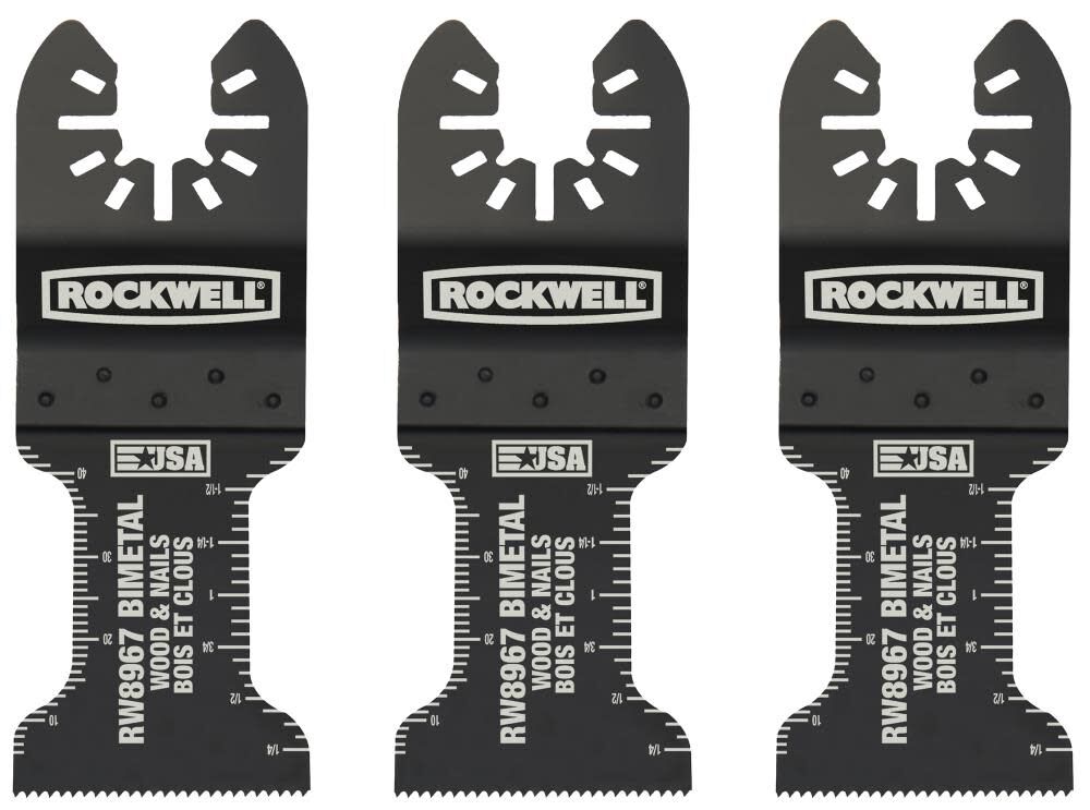 Sonicrafter 3-Pack Bi-metal Oscillating Tool Blade RW8967.3