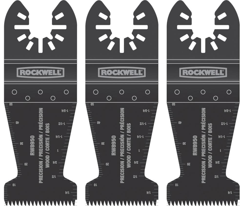 Sonicrafter 3-Pack High Carbon Steel Oscillating Tool Blade RW8950.3