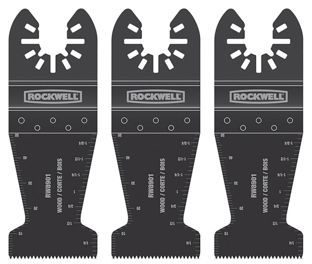 Sonicrafter 3-Pack High Carbon Steel Oscillating Tool Blade RW8901.3