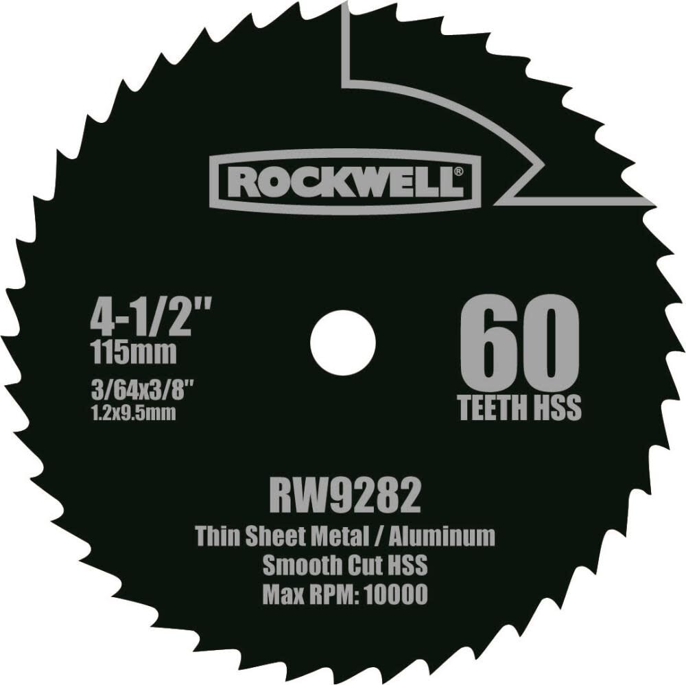 4-1/2In Compact Circular Saw Blade RW9282