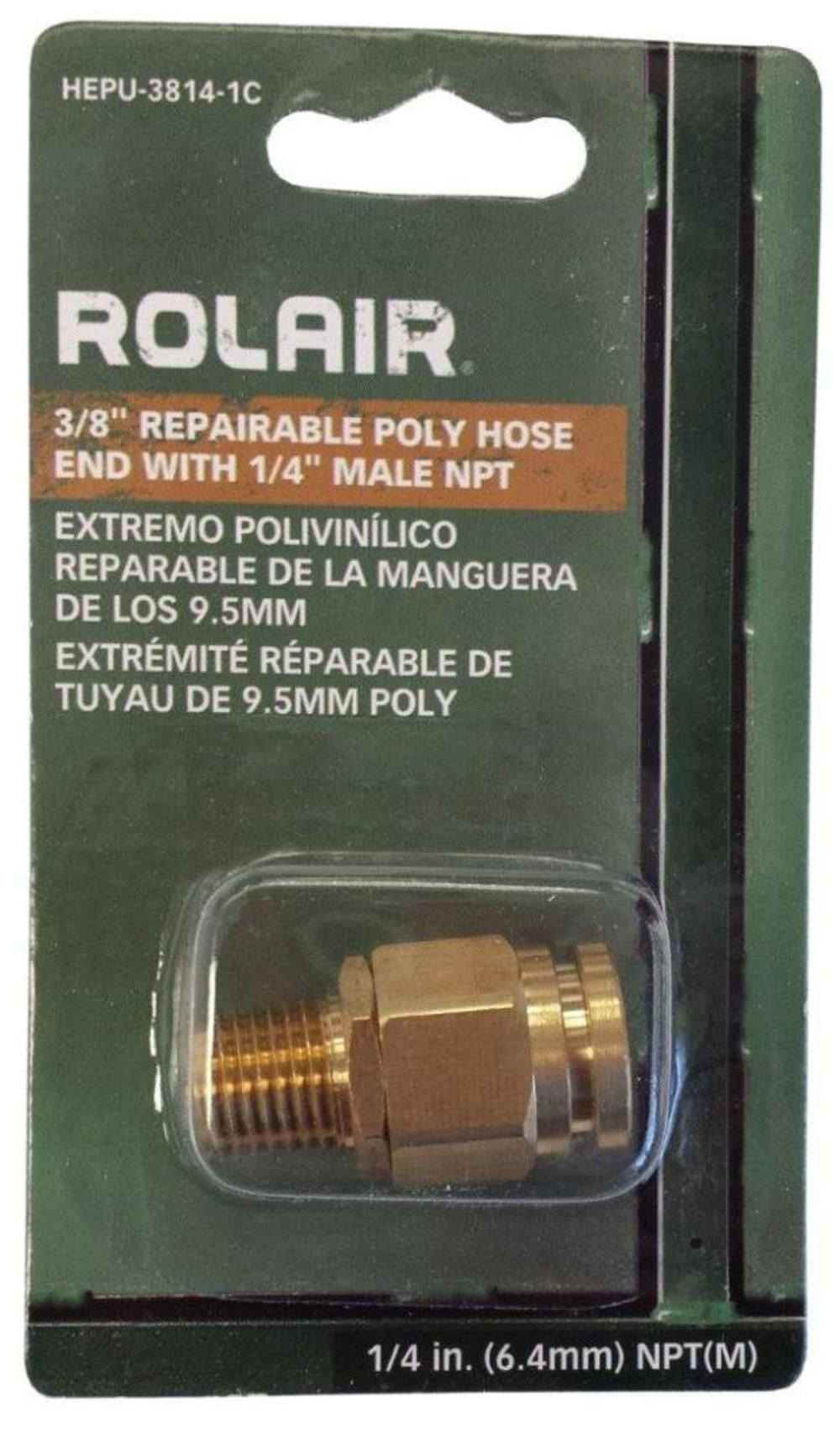 3/8 In. Poly Hose End HEPU-3814-1C