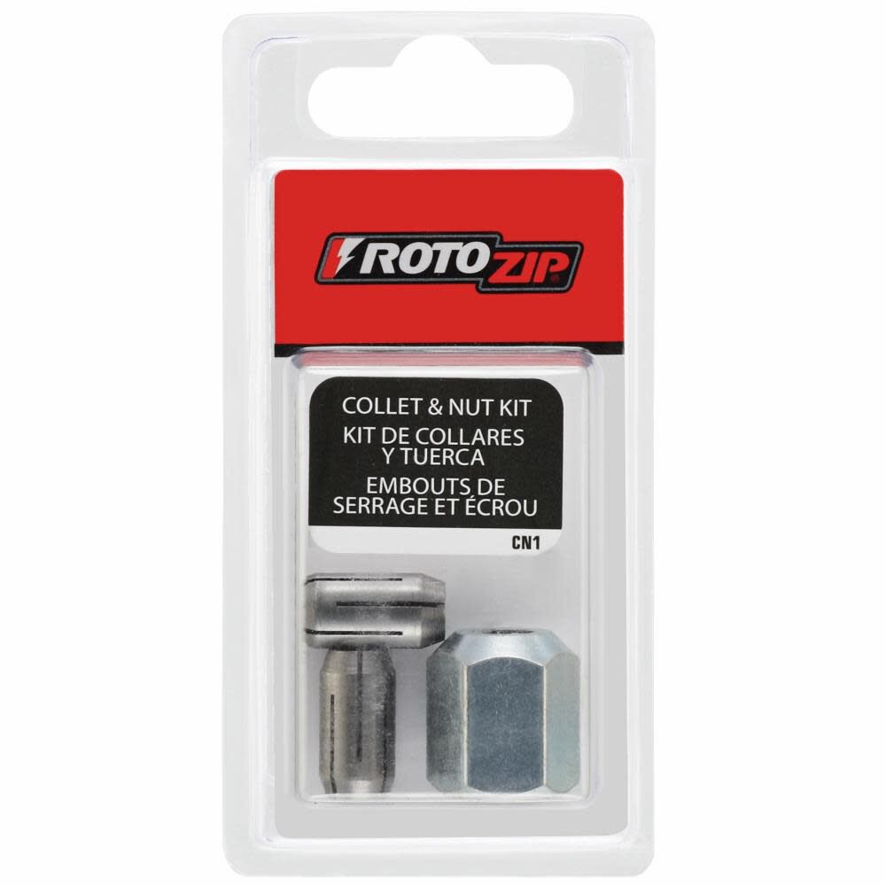 1/32-in to 1/8-in Rotary Tool Collet and Nut Kit CN1