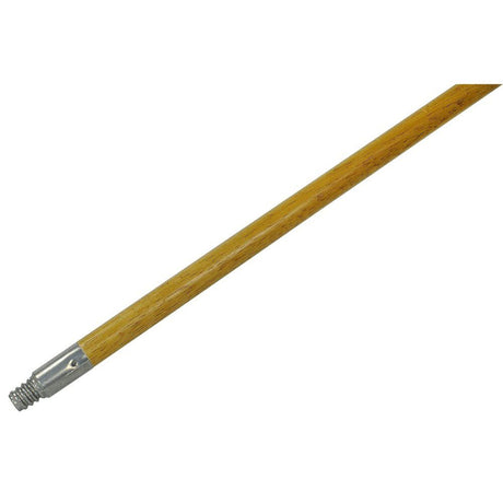 60in Lacquered Wood Broom Handle with Threaded Metal Tip FG636400LAC