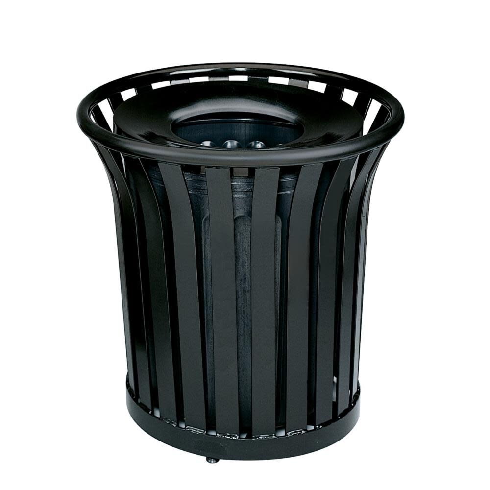 Americana Series 36 Gallon Open Top Receptacle FGMT32PLBK