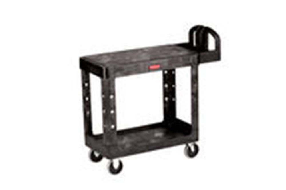 HD 2-Shelf Utility Cart Flat Shelf (Small) FG450589BLA