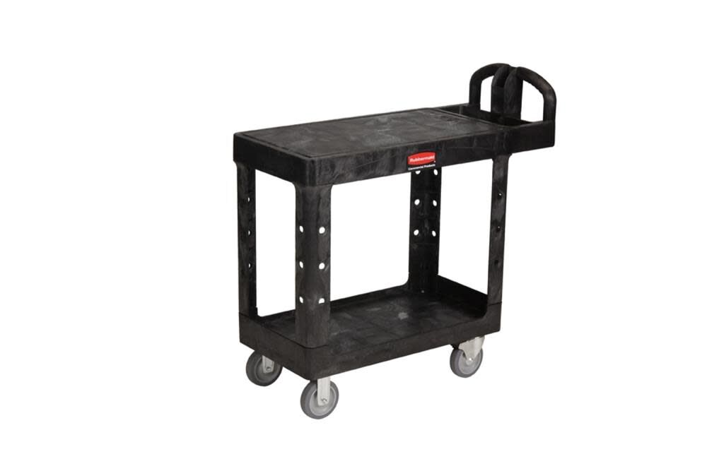 Heavy Duty 2-Shelf Utility Cart Flat Shelf (Small) FG450500BLA