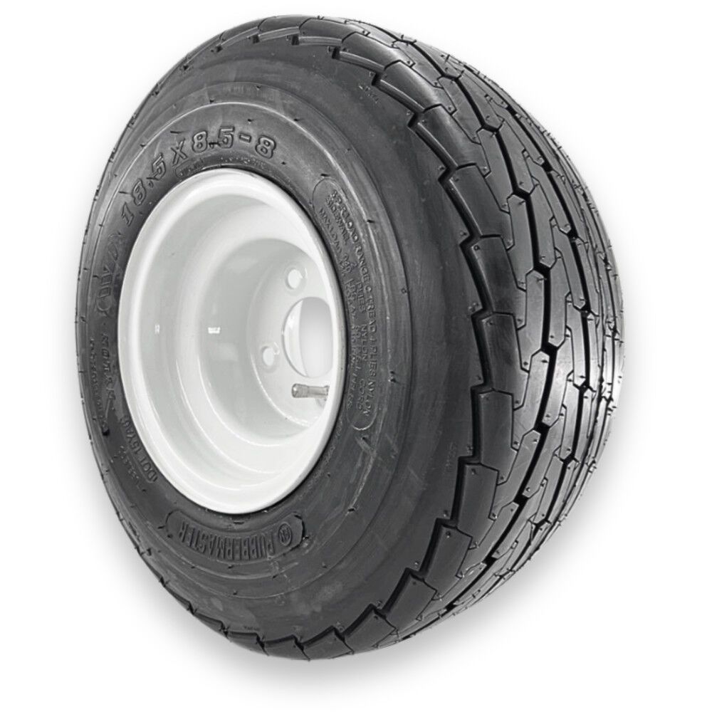 Tire 18.5 x 8.50-8 4P TL & MTD 8 x 7 4 on 4 STAMPED 599004