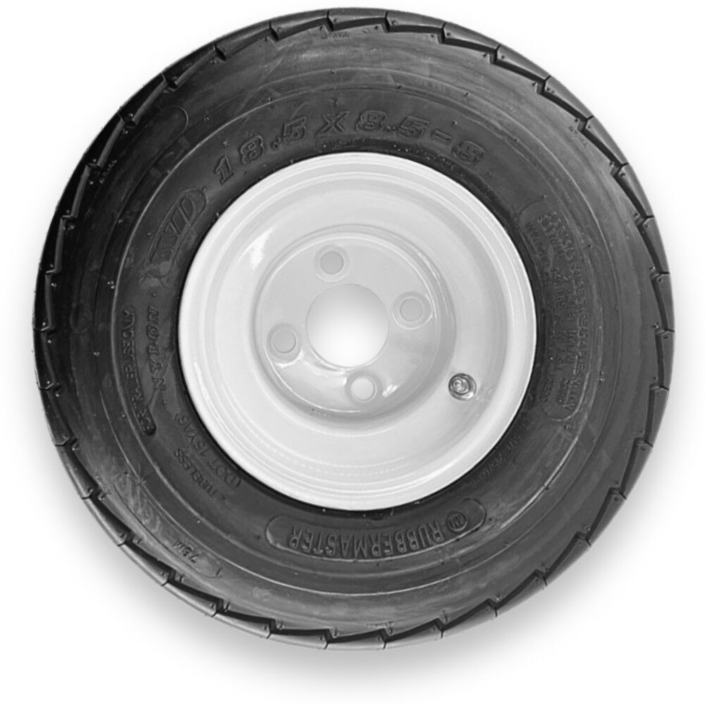 Tire 18.5 x 8.50-8 4P TL & MTD 8 x 7 4 on 4 STAMPED 599004