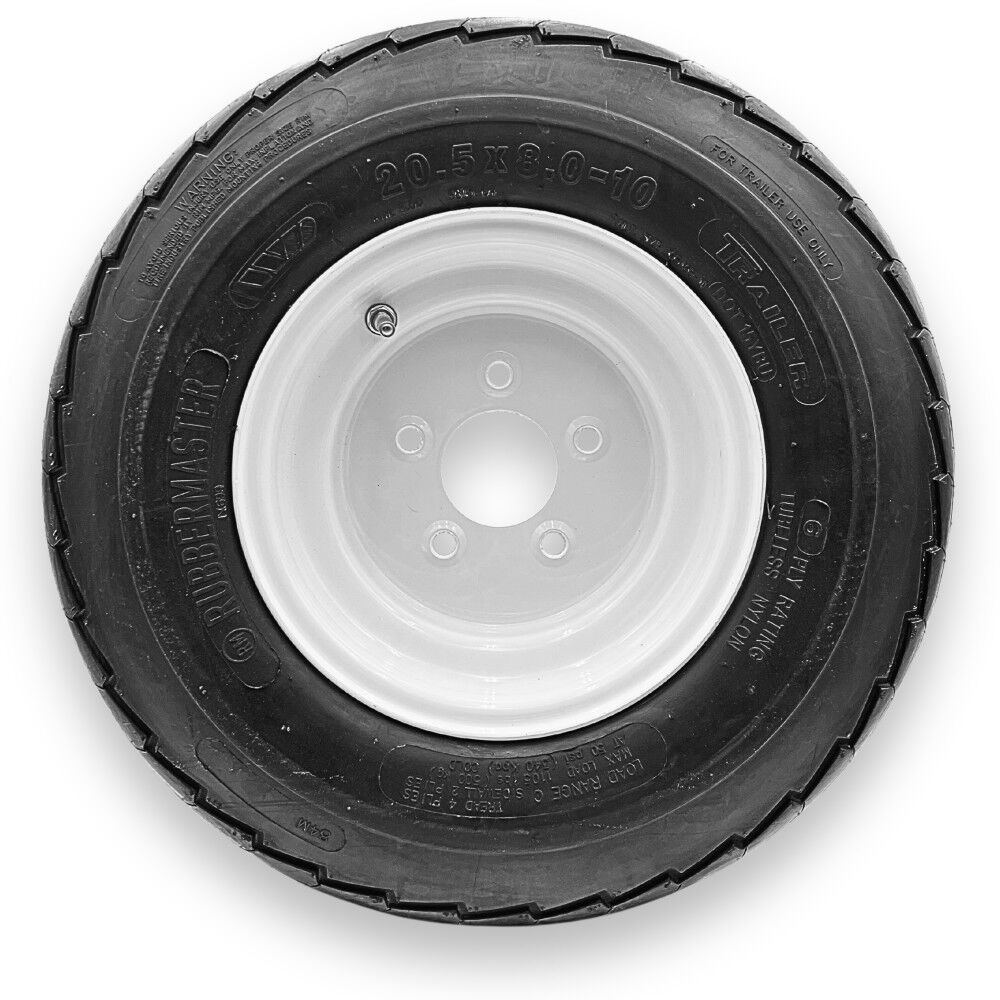 Tire 20.5 x 8.0-10 10P TL & MTD 10 x 6 5 on 4.5 STAMPED 599105