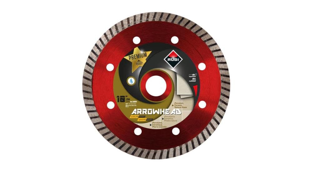 10in Arrowhead Turbo Diamond Blade, Wet 30994