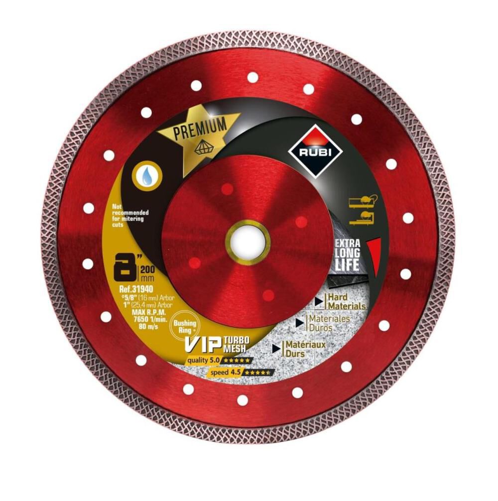 Blade Viper Mesh 8 In. Diamond Blade (1in and 5/8in Arbor) 31940