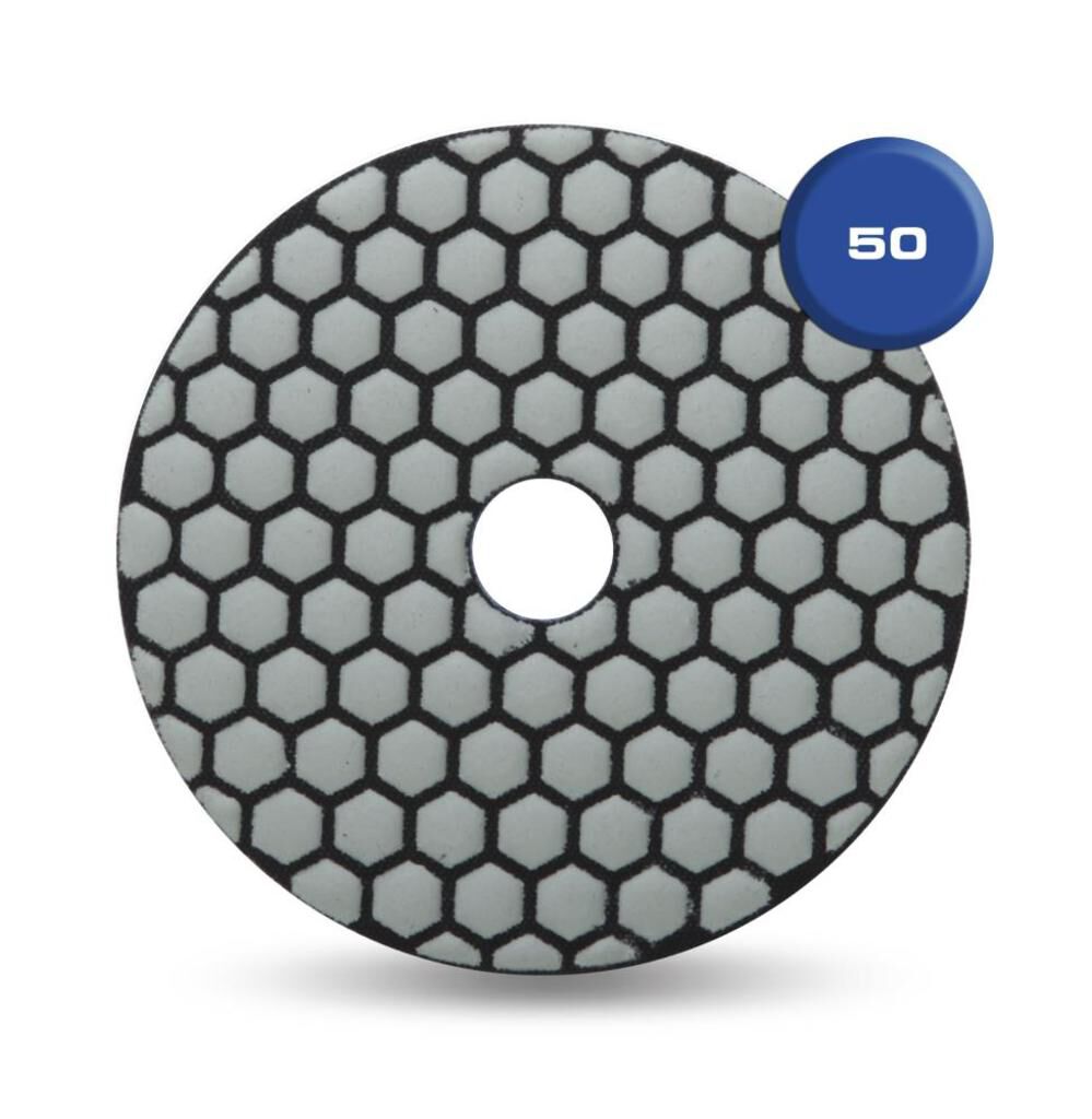 Resin Dry Polishing Pad 50 Grit 4 In. 61911