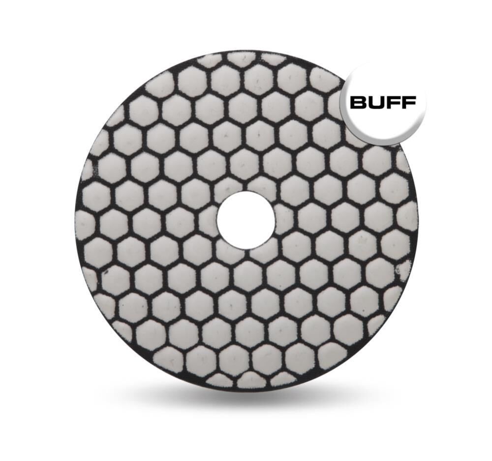 Resin Dry Polishing Pad Final Buff 4 In. (white) 61973