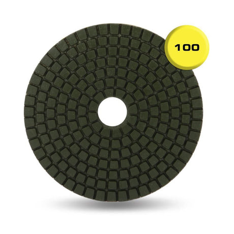 Resin Wet Polishing Pad 100 Grit 4 In. 61945