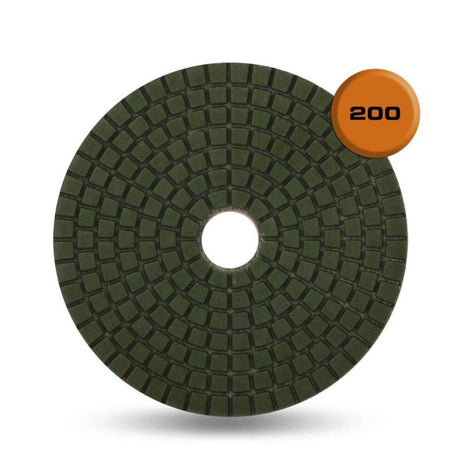 Resin Wet Polishing Pad 200 Grit 4 In. 61957