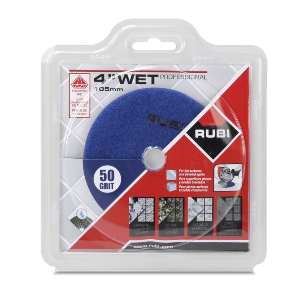 Resin Wet Polishing Pad 50 Grit 4 In. 61942