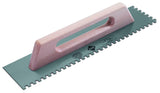 Steel Notched Trowel 19 In. (48 cm.) 13/16 In. x 13/16 In. (20 x 20 mm.) 75962