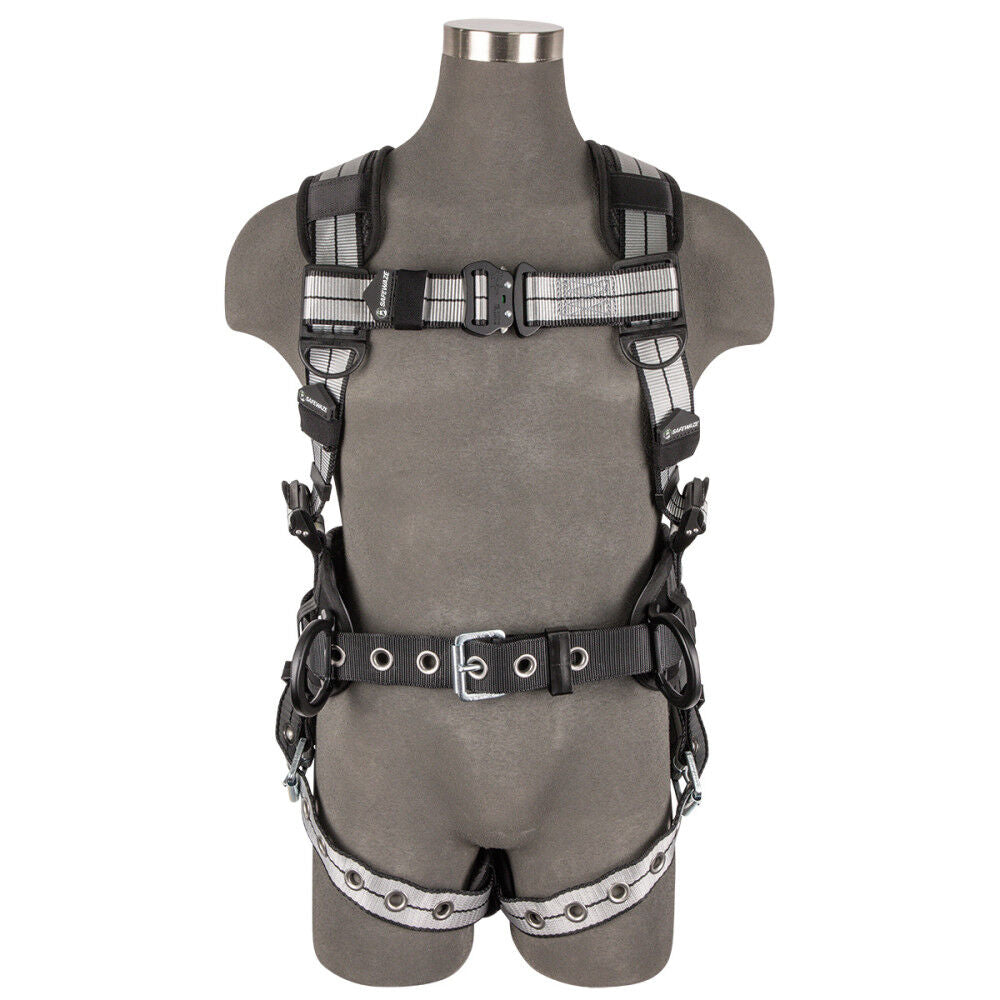 PRO+ Slate Construction Harness Large with QC Chest/TB Leg 020-1191