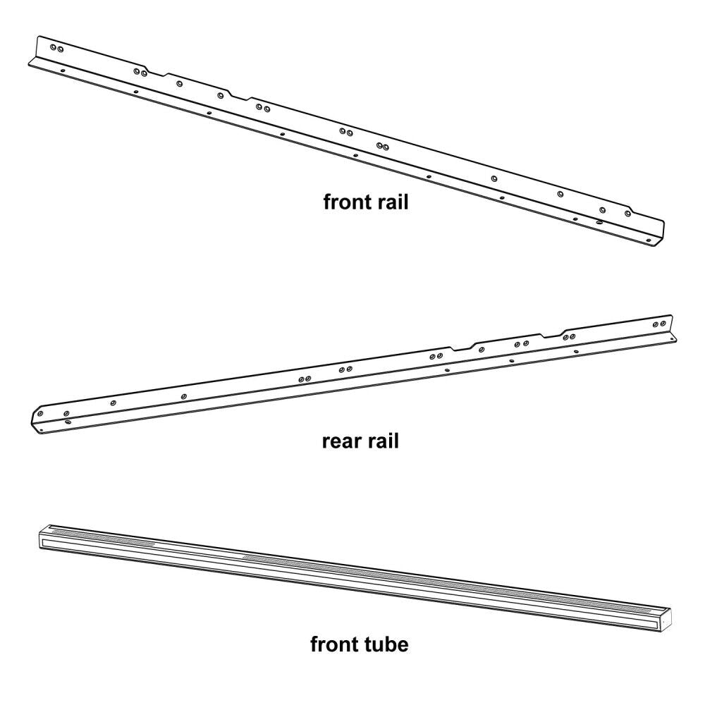 36in Professional Series II T-Glide Rails Assembly TGP2-R36A2