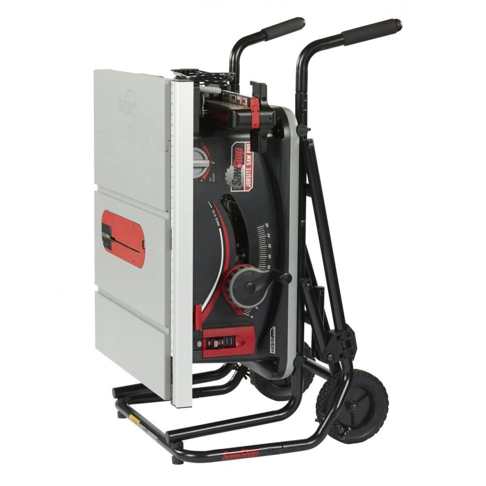 Jobsite Saw PRO with Mobile Cart Assembly - 15A 120V 60Hz JSS-120A60