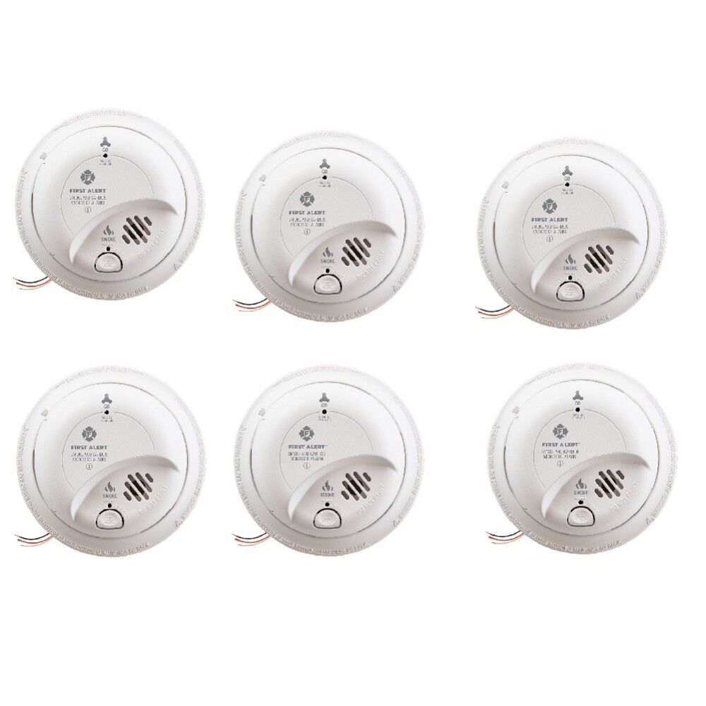 Hardwired Smoke and Carbon Monoxide Alarm with Battery Backup - Pack of 6 SC9120B6CP