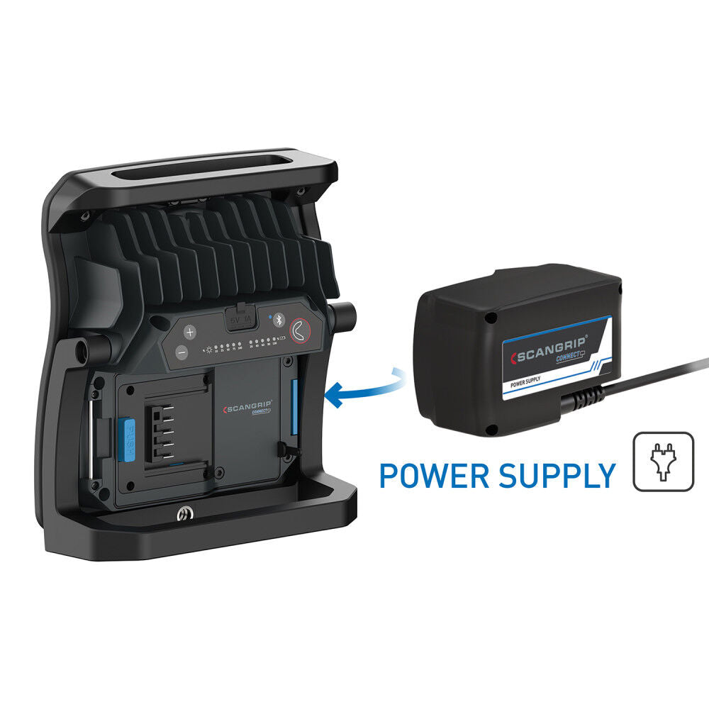 Power Supply Connect for 12V/18V SCANGRIP CONNECT Work Lights 03.6123CUS