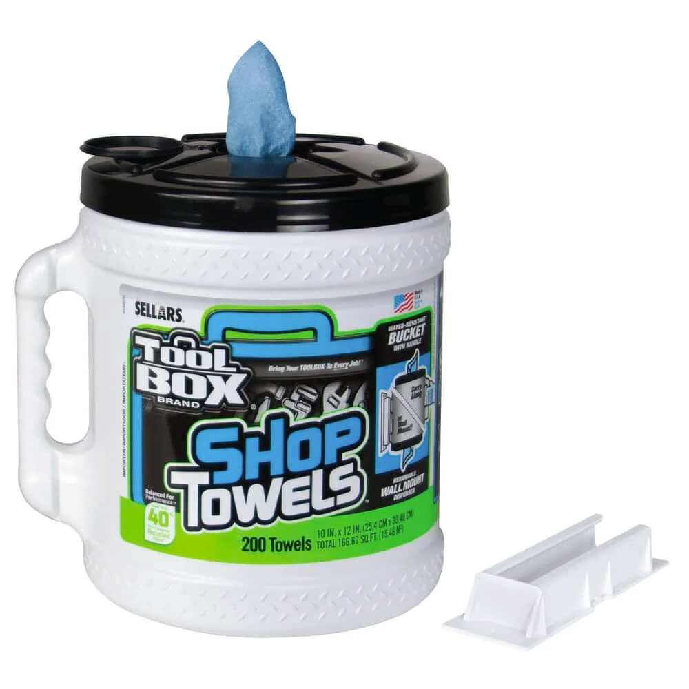 Blue Shop Towel Big Grip R Bucket 55208