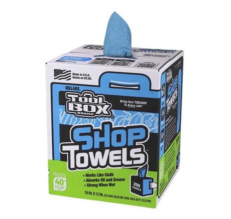 Blue Shop Towels (200ct) 5520201