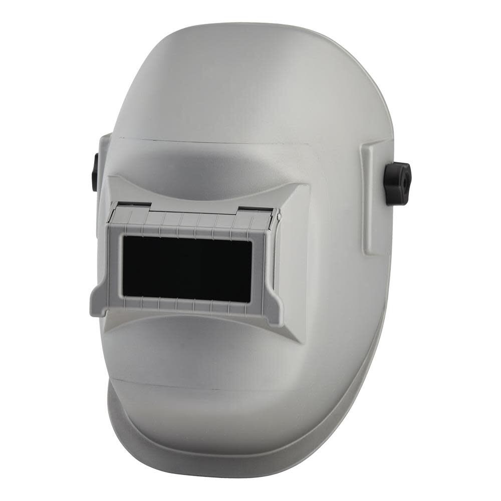 All-Purpose Passive Welding Helmet with Ratchet Headgear, Super Tuff Nylon, Silver Coated S29411