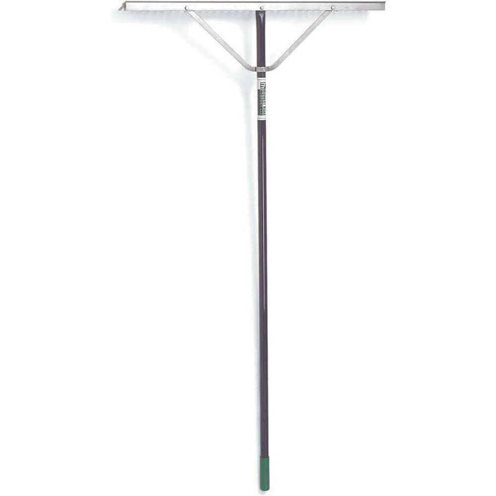 24 in Landscape Rake with Blue Aluminum Handle 10024