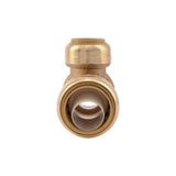 1 x 1 x 3/4in Push to Connect Brass Reducing Tee U416LFA