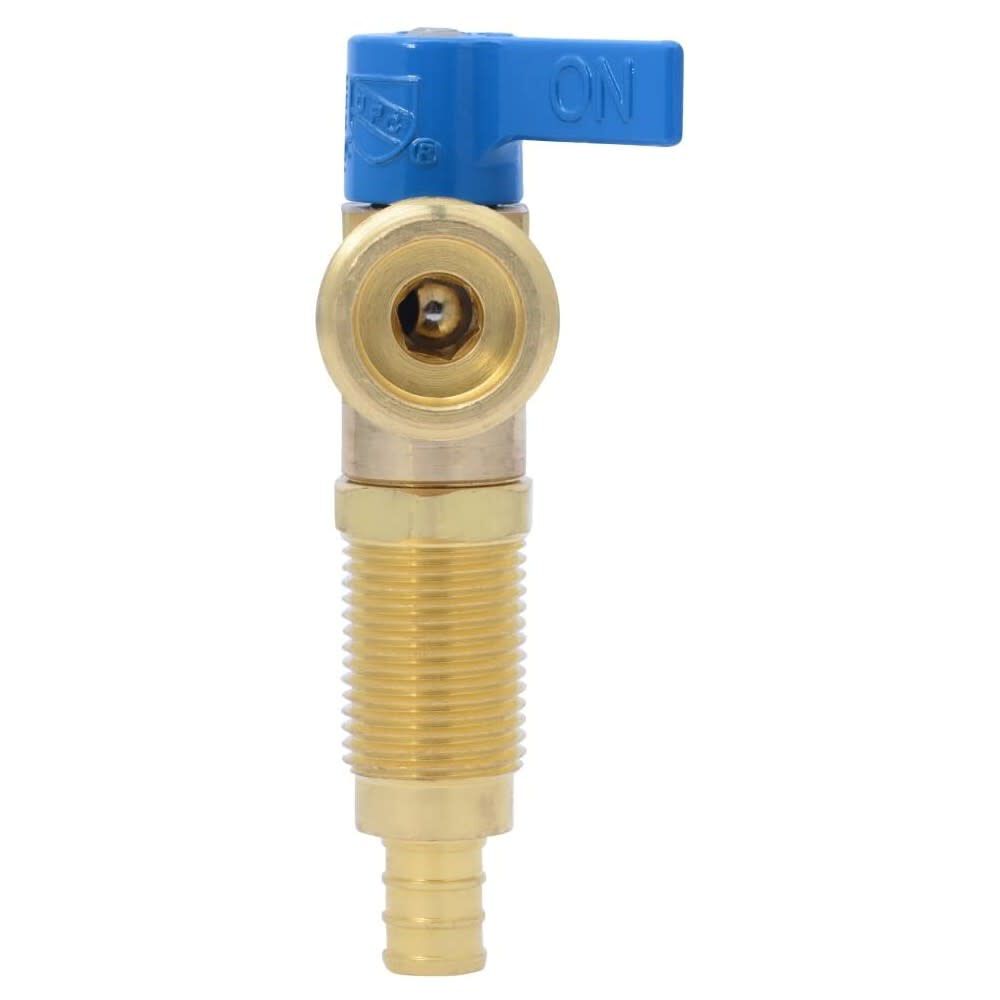 1/2in PEX Barb x 3/4in DZR Washing Machine Valve 24813A