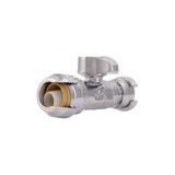 1/2in PTC T x 1/4in S Brass Straight Stop Valve 23049-0000LF