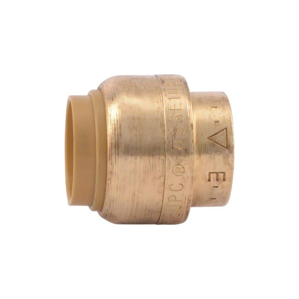 1/2in Push to Connect Brass End Cap U514LFA4