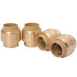 1/2in Push to Connect Brass End Cap U514LFA4