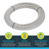 1/2in x 100' White Polyethylene PEX Coil Tubing U860W100