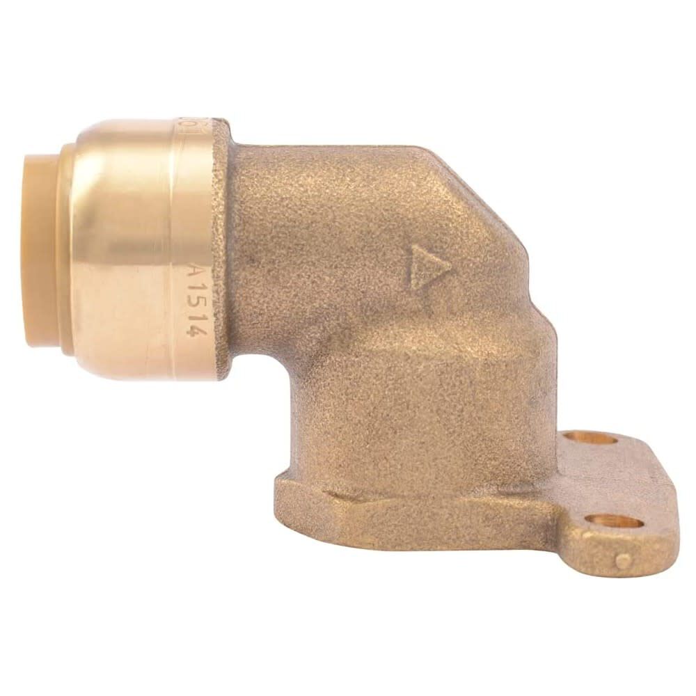 1/2in x 1/2in FNPT Brass 90 Deg Angle Hy Ear Elbow U335LFA