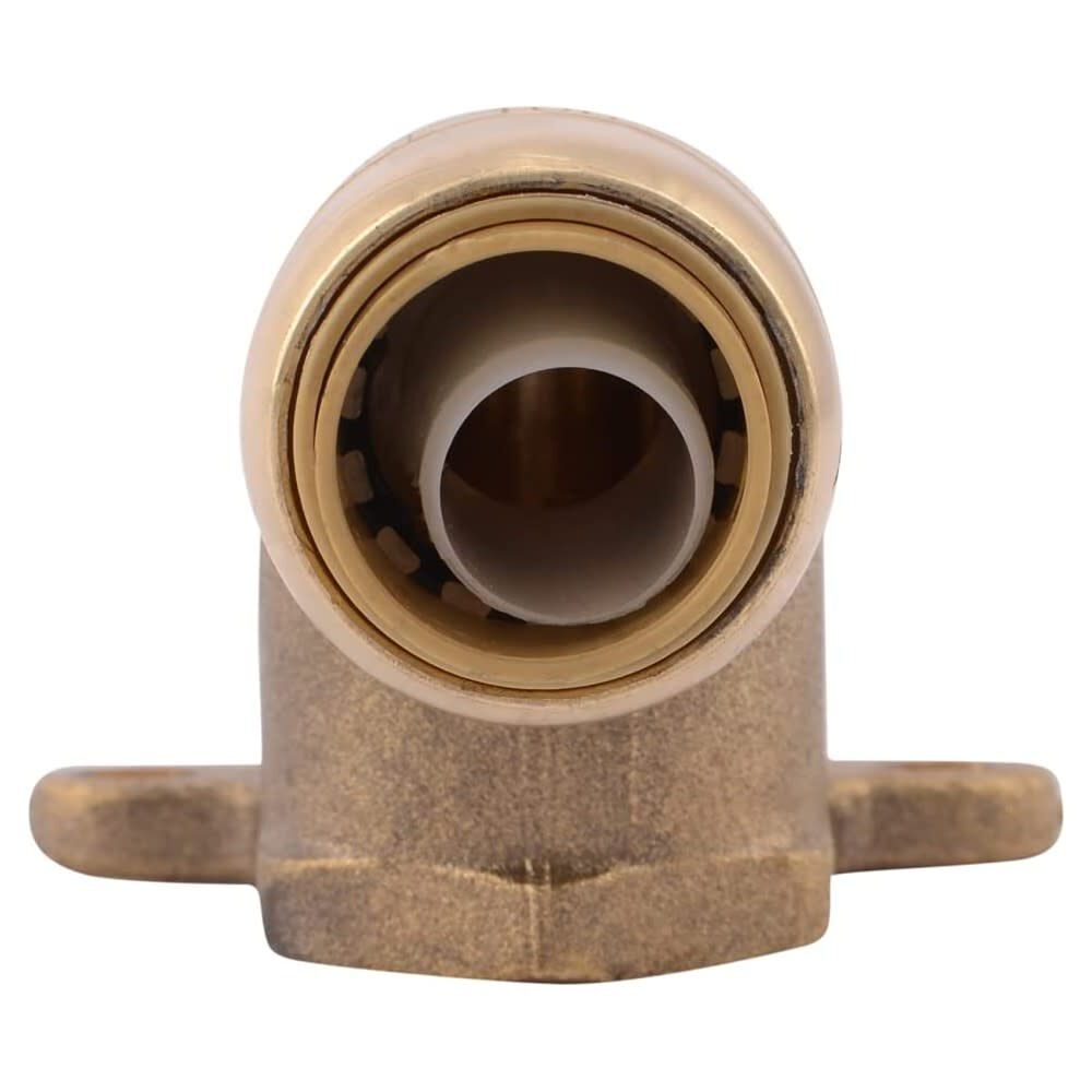 1/2in x 1/2in FNPT Brass 90 Deg Angle Hy Ear Elbow U335LFA