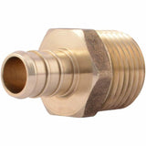 1/2in x 1/2in MNPT Brass Crimp Male Connector UC120LFA10