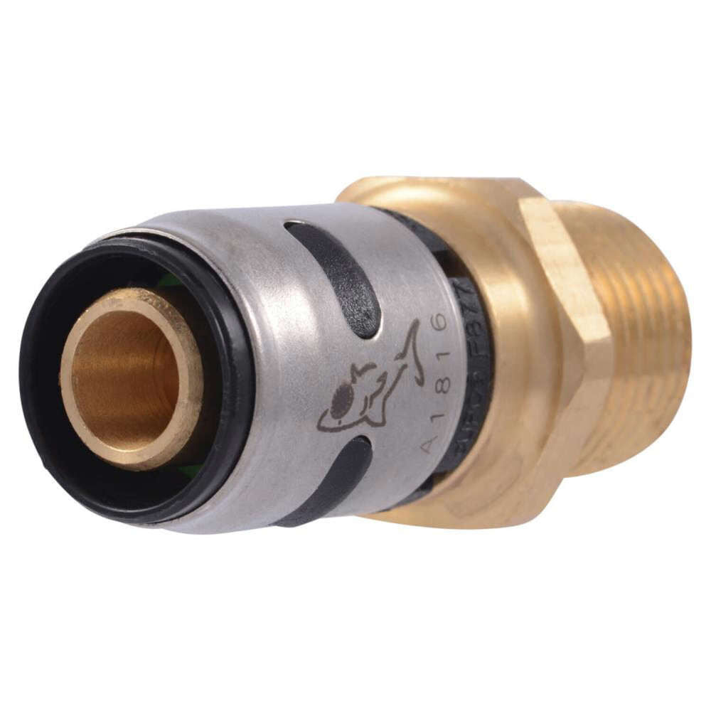 1/2in x 1/2in MNPT Brass EvoPEX Male Adapter K120A6