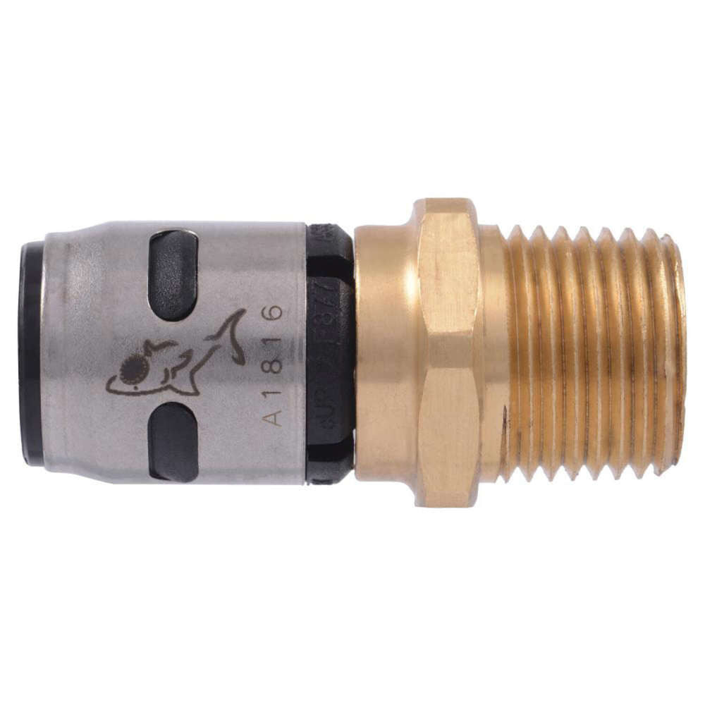 1/2in x 1/2in MNPT Brass EvoPEX Male Adapter K120A6