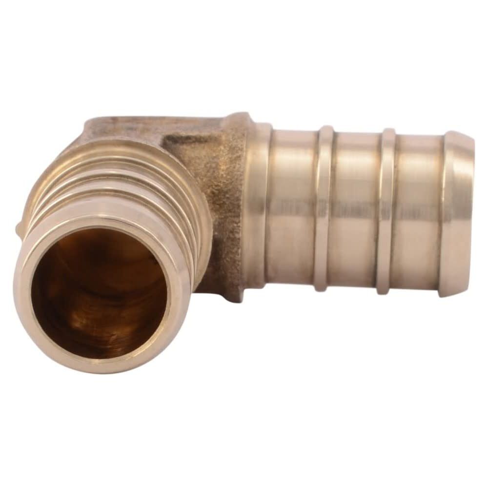 1/2in x 1/2in PEX Brass 90 Deg Crimp Elbow UC248LFA10