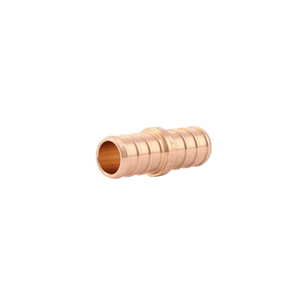 1/2in x 1/2in PEX Brass Crimp Coupling UC008LFCP25