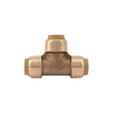 1/2in x 1/2in x 1/2in Push to Connect Brass Tee U362LFA