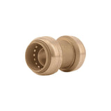 1in Push T x 1in D Push Brass Coupling U020LFA