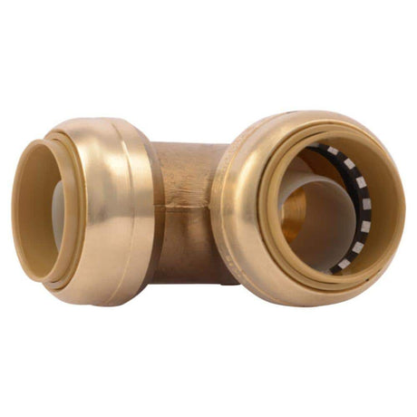 1in Push T x 1in D Push Brass Elbow U260LFA