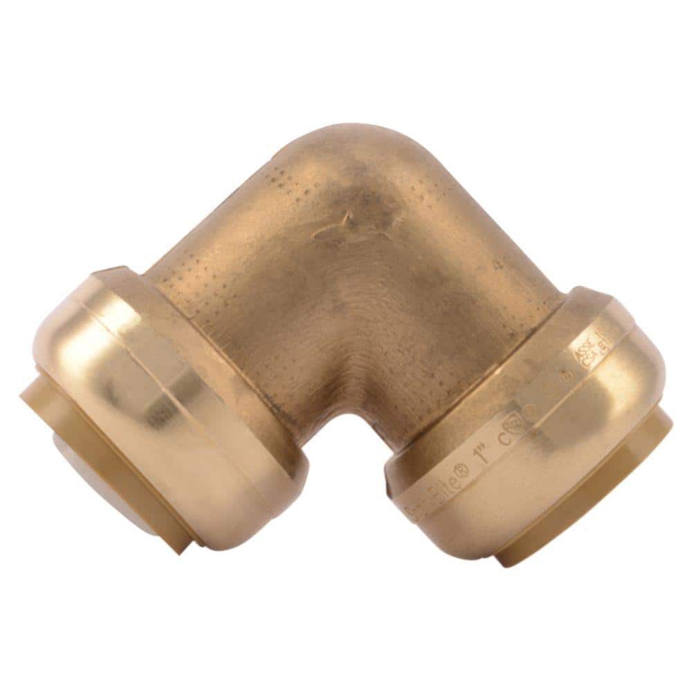 1in Push T x 1in D Push Brass Elbow U260LFA